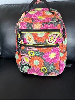 Vera Bradley Quilted Floral Backpack